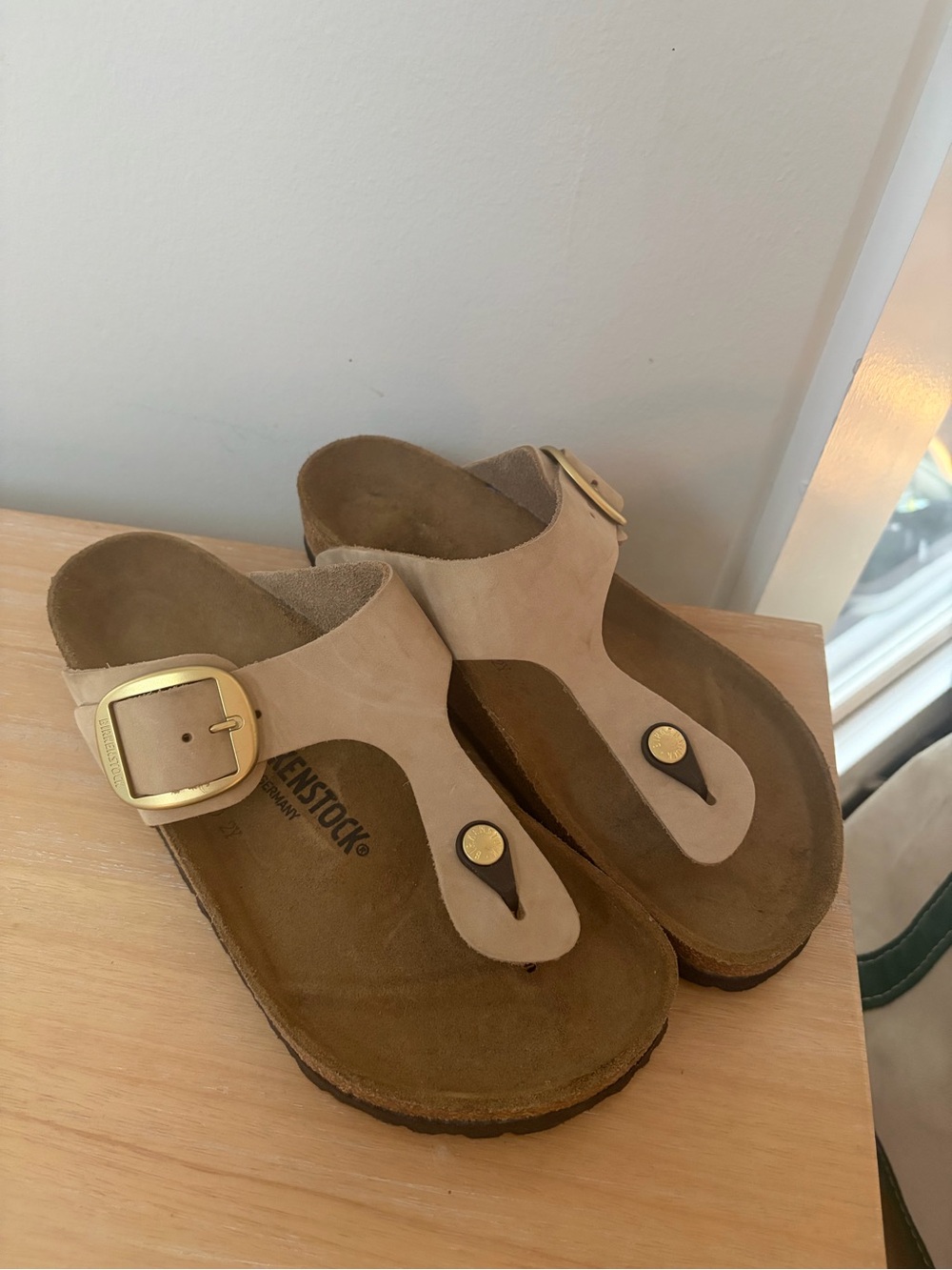 NEW Birkenstock Big Buckle Gizeh Sandals 39